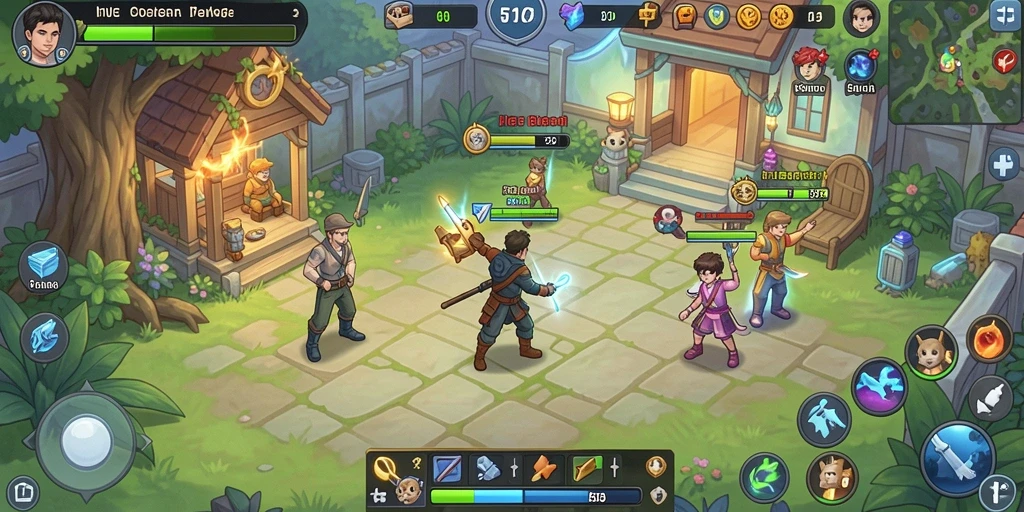 Fitur multiplayer yang mendukung interaksi sosial.