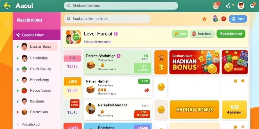 Fitur komunitas untuk berinteraksi dengan pemain lain.