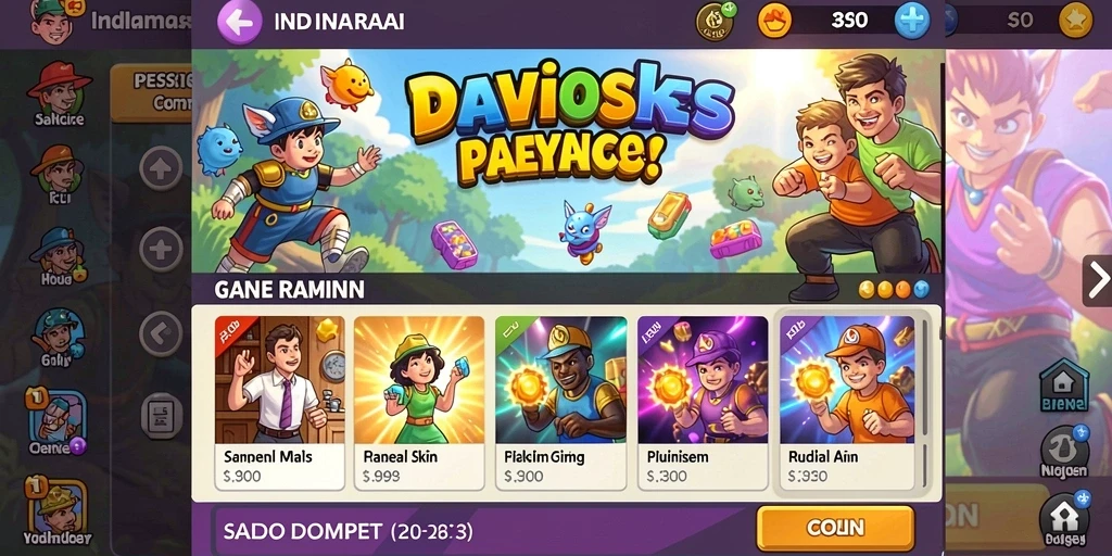 Fitur interaksi sosial untuk bersaing dengan teman.