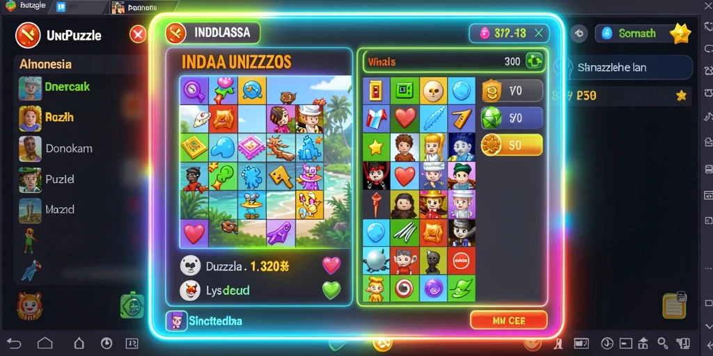 Fitur chat untuk berinteraksi dengan pemain lain.