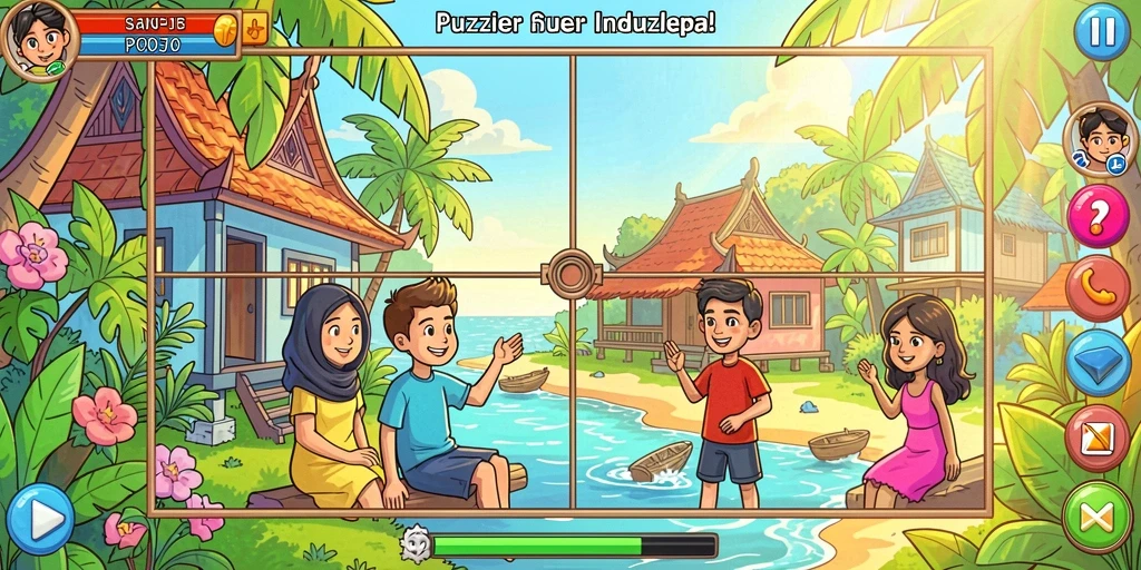 Pengaturan yang aman dan nyaman untuk bermain.
