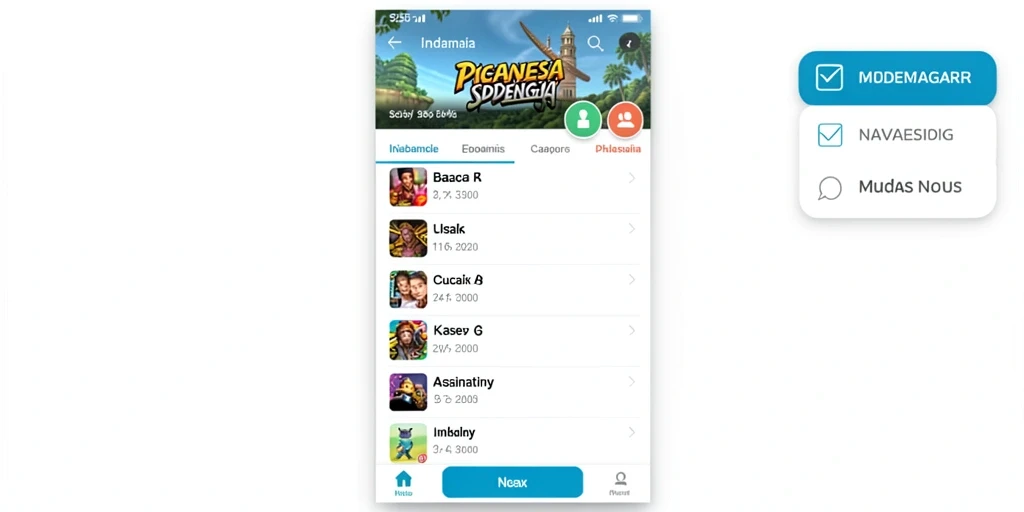 Interaksi pemain yang seru di guild.