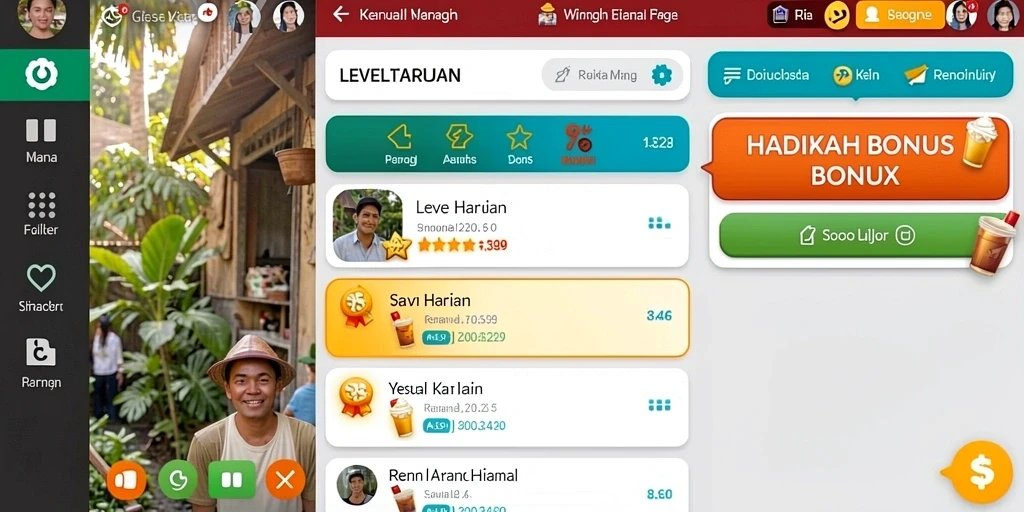 Bonus menarik setiap hari untuk semua pengguna.